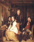 Sir David Wilkie The Refusal from Burns's Song of 'Duncan Gray' china oil painting reproduction